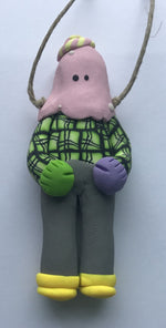 Load image into Gallery viewer, Hanging Polymer Clay Mummer
