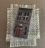 Load image into Gallery viewer, Pottery Row House Brooch
