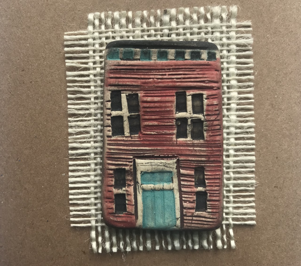 Pottery Row House Magnet