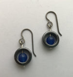 Load image into Gallery viewer, Hematite Drop Circle Earrings
