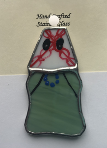 Stained Glass Mummer Brooch