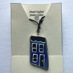 Load image into Gallery viewer, Stained Glass Row House Pendant
