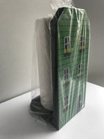 Load image into Gallery viewer, Row House Wooden Paper Towel Holder
