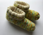 Load image into Gallery viewer, Thrummed Slippers Hand Dyed Yarn Ladies: 6.5-9.5

