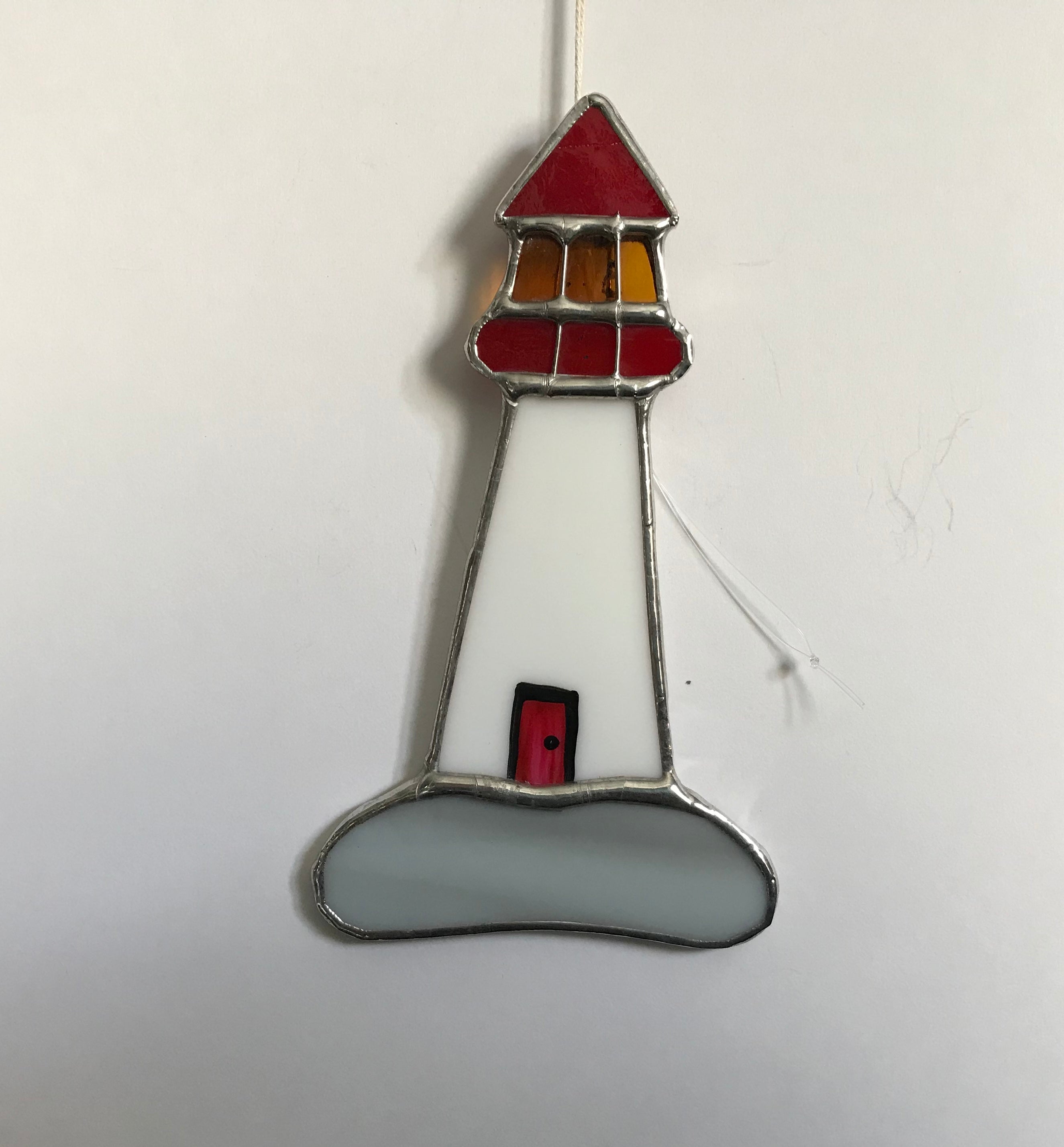 Stained Glass Small Lighthouse
