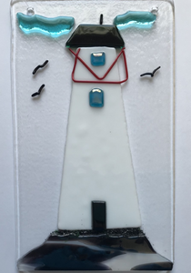 Fused Glass Lighthouse