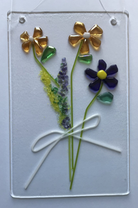 Fused Glass Flowers