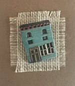 Load image into Gallery viewer, Pottery Row House Brooch
