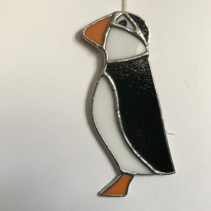 Stained Glass Puffin