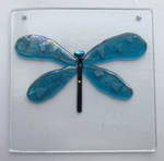 Load image into Gallery viewer, Fused Glass Dragonfly
