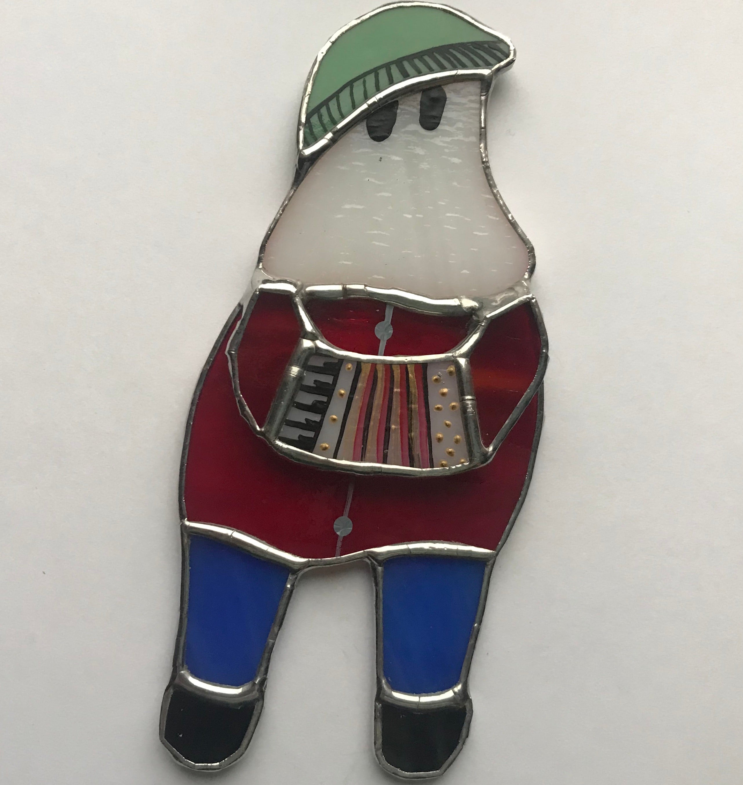 Fun Loving Frankie - Stained Glass Mummer