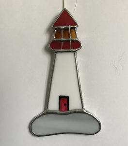Stained Glass Large Lighthouse