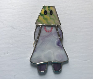 Lucy Lamp - Stained Glass Mummer