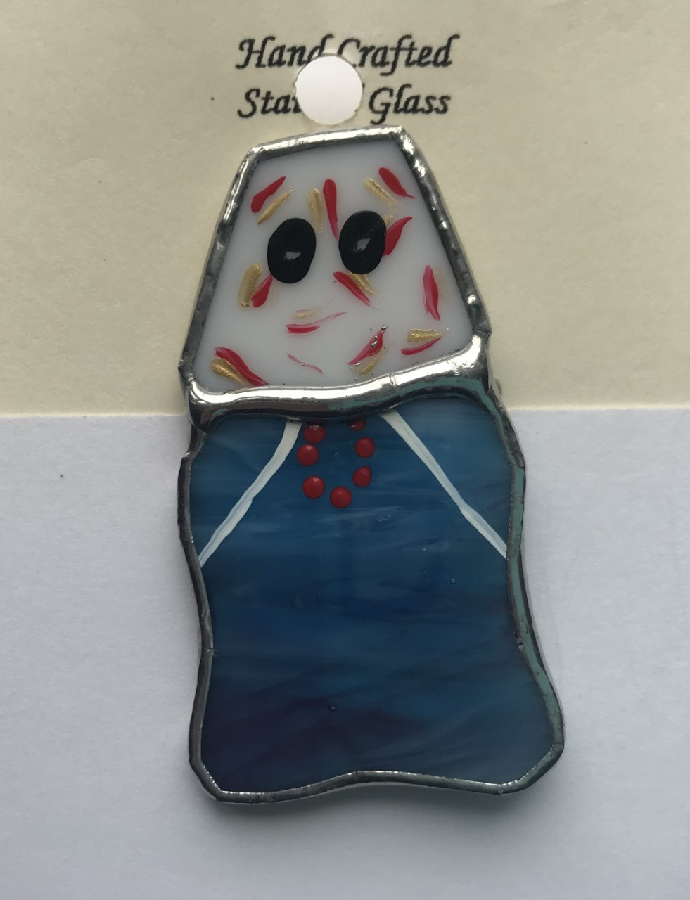 Stained Glass Mummer Brooch