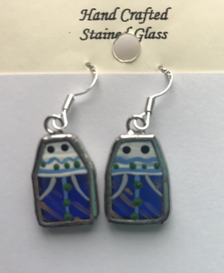 Stained Glass Mummer Earrings