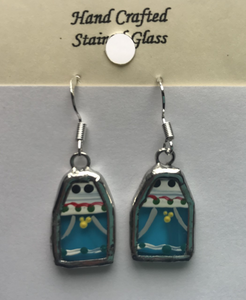 Stained Glass Mummer Earrings