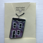 Load image into Gallery viewer, Stained Glass Row House Pendant
