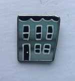 Load image into Gallery viewer, Stained Glass Row House Brooch
