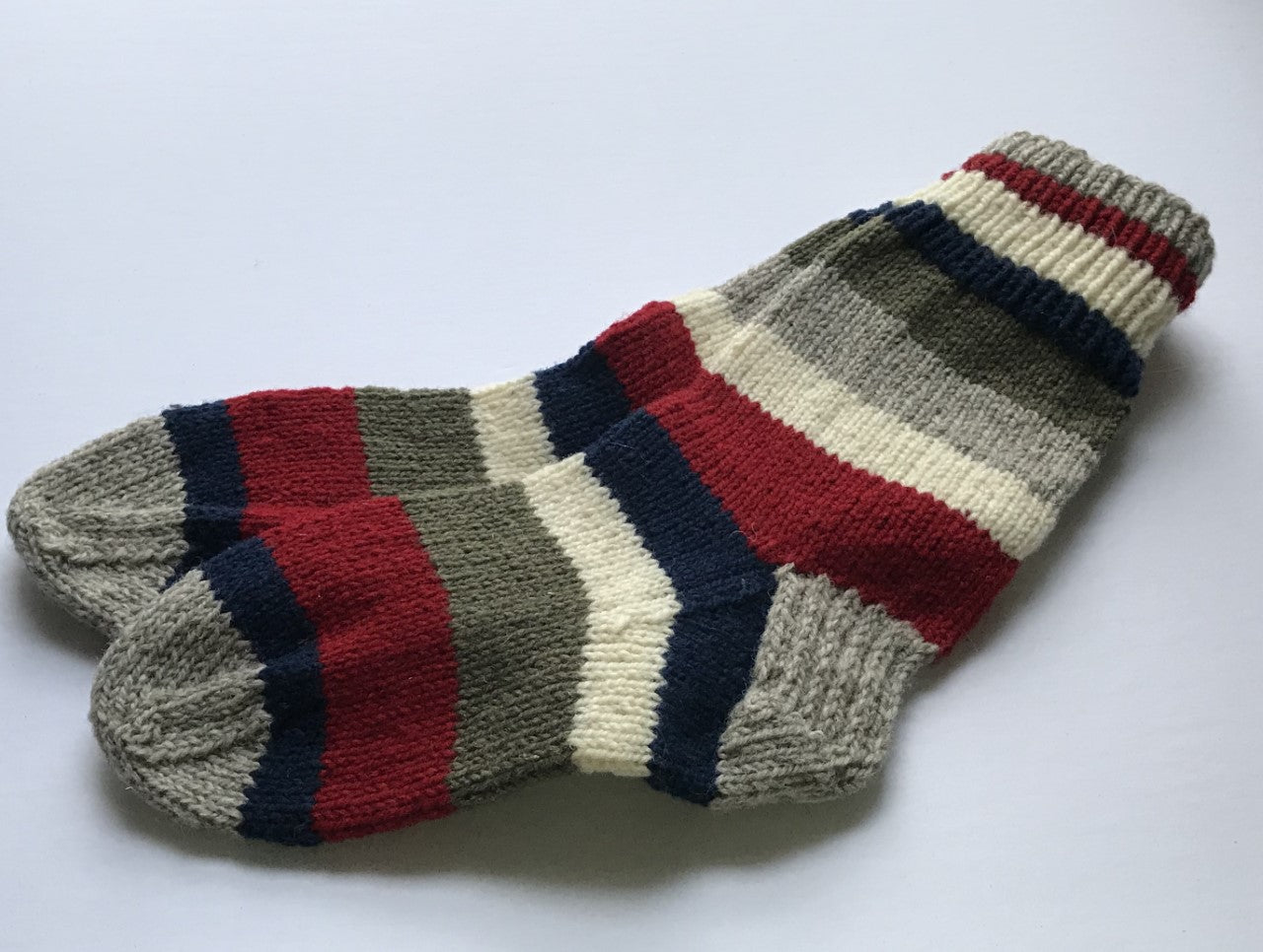 Striped Socks Ladies: 7-9 Mens: 7-7.5