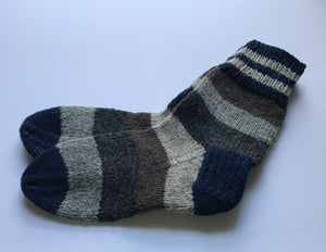 Striped Socks Ladies: 10-12 Mens: 10-11