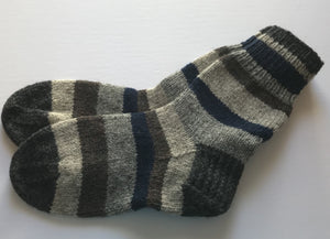 Striped Socks Ladies: 10-12 Mens: 10-11
