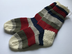 Striped Socks Ladies: 7-9 Mens: 7-7.5