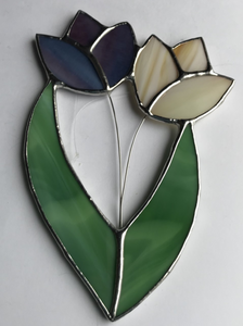 Stained Glass Tulips